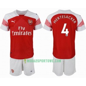 Koszulka Arsenal MERTESACKER 4 Dziecięcy Domowe Stroje Piłkarskie 2018/19 Krótki Rękaw